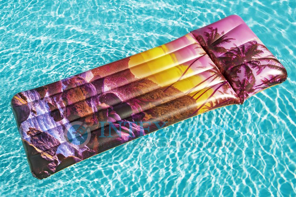 Надувной матрас Bestway "Морской закат" с пальмами 1.83 x 0.71 м, артикул 43416-P