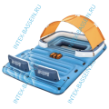 Надувной матрас-остров Bestway "Tropical Breeze" 3.89 x 2.74 м, артикул 43105