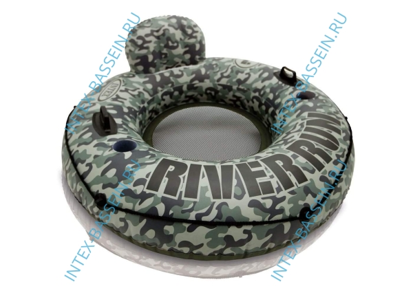 Надувной круг INTEX "Camo River Run" 135 см, артикул 58835
