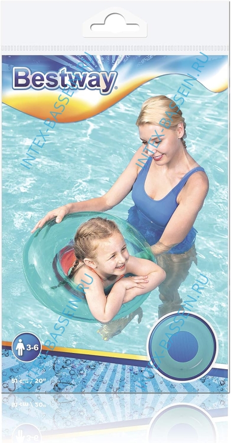 Круг Bestway бирюзовый, 51 см, артикул 36602-B