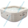 Надувная джакузи INTEX PureSpa Jet and Bubble Deluxe; артикул 28462