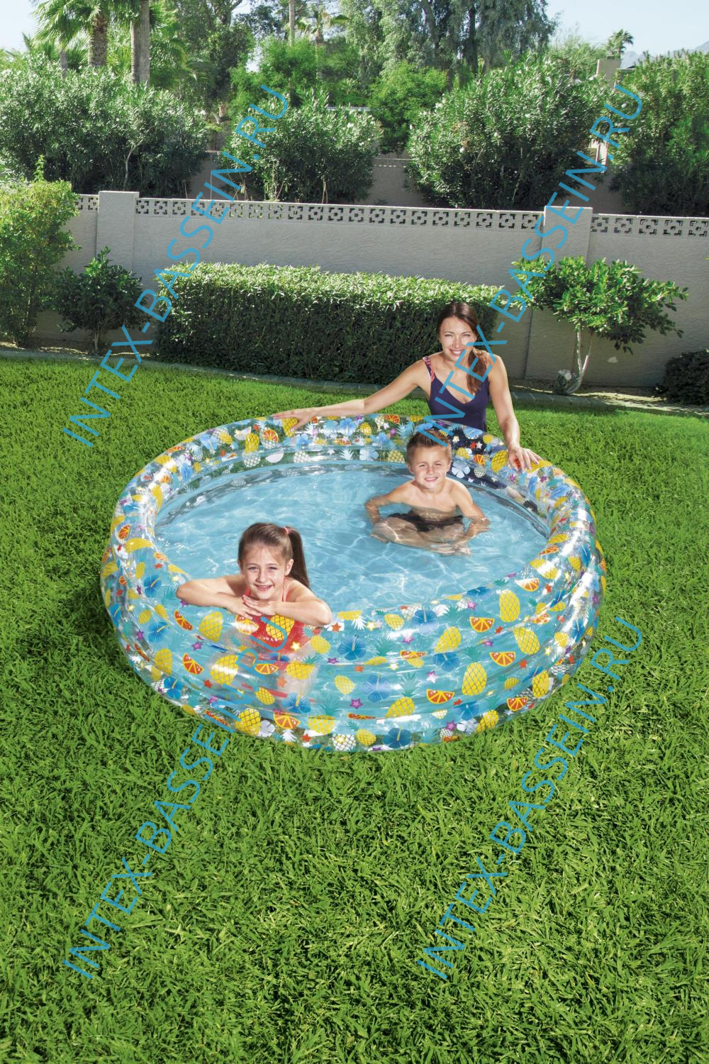 Детский надувной бассейн Bestway "Тропические фрукты" 1.70 x 0.53 м, артикул 51048
