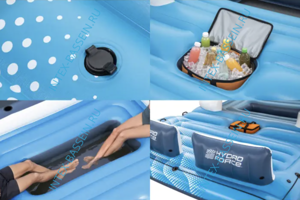 Надувной матрас-остров Bestway "Tropical Breeze" 3.89 x 2.74 м, артикул 43105