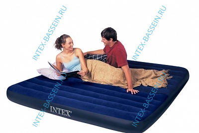 Кровать INTEX надувная 183 x 203 x 25 см, без насоса, артикул 64755