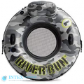 Надувной круг-кресло INTEX "Camo River Run 1" с ручками, 135 см, артикул 56835