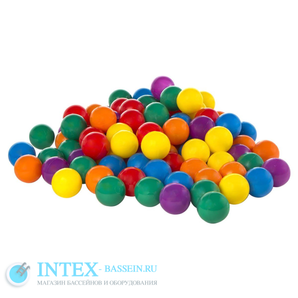 Пластиковые мячи INTEX для игр 6.5 см, артикул 49602