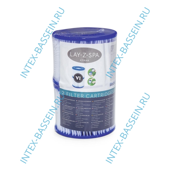 Сменный картридж Bestway LAY-Z-SPA Xtras VI 10.6 х 8 см, артикул 60311
