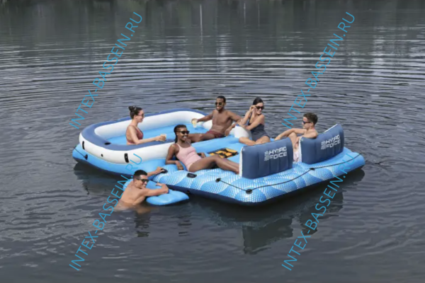 Надувной матрас-остров Bestway "Tropical Breeze" 3.89 x 2.74 м, артикул 43105