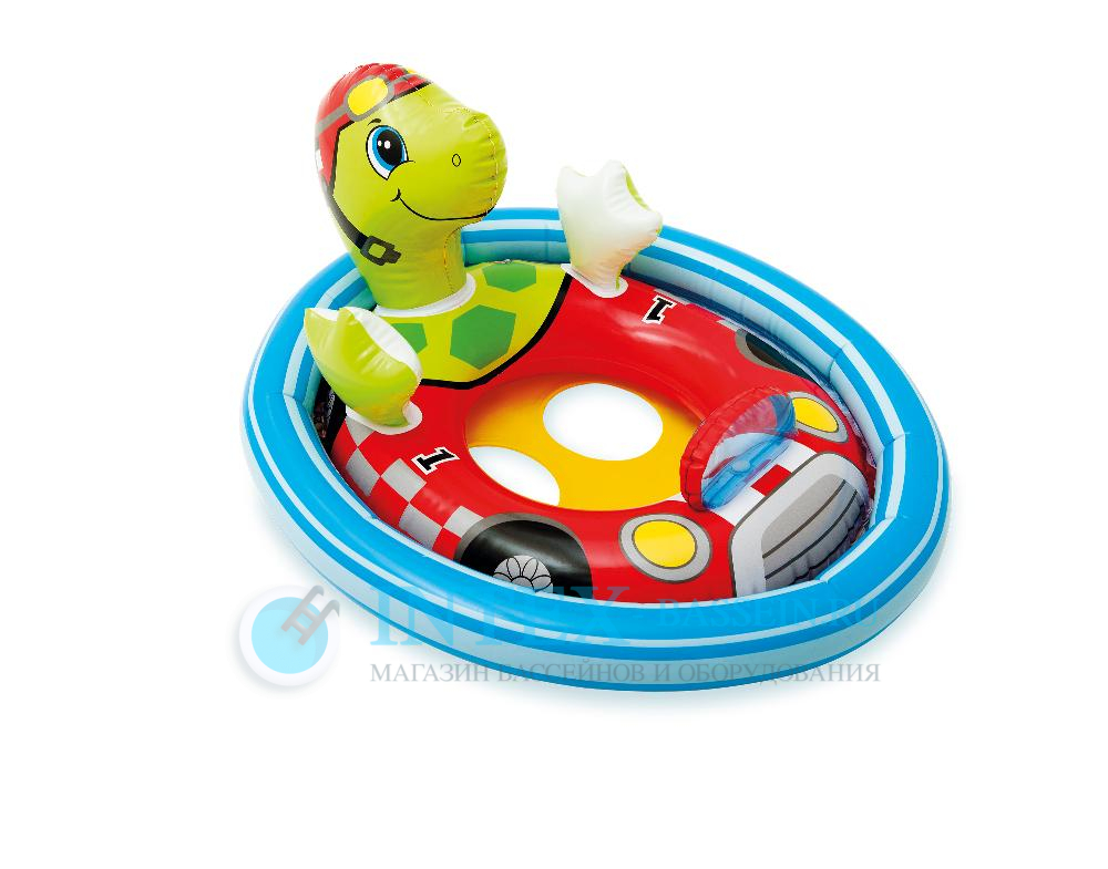 Надувной круг-игрушка INTEX "Малыш" черепаха 76 x 58 см, артикул 59570-T