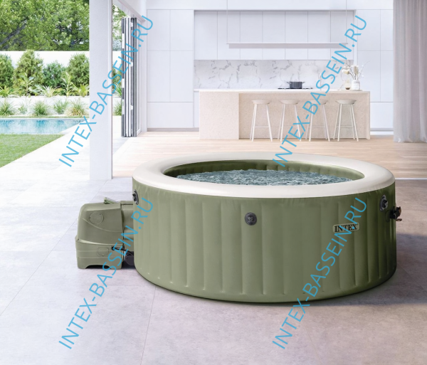 Надувная джакузи INTEX PureSpa Bubble Massage; артикул 28428