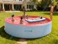Надувной SUP-Бассейн IPOOLGO Pink (фильтр, лестница, песок) 3 x 1.3 м