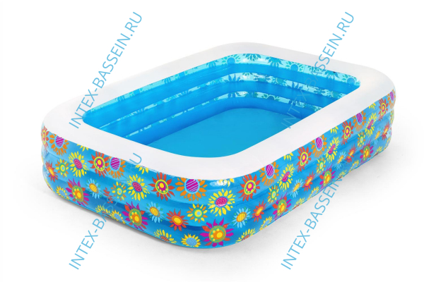 Надувной бассейн Bestway "Happy Flora" 2.29 x 1.52 x 0.56 м, артикул 54120