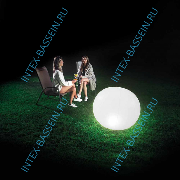 Светодиодная лампа "Плавающий шар" INTEX, артикул 68695