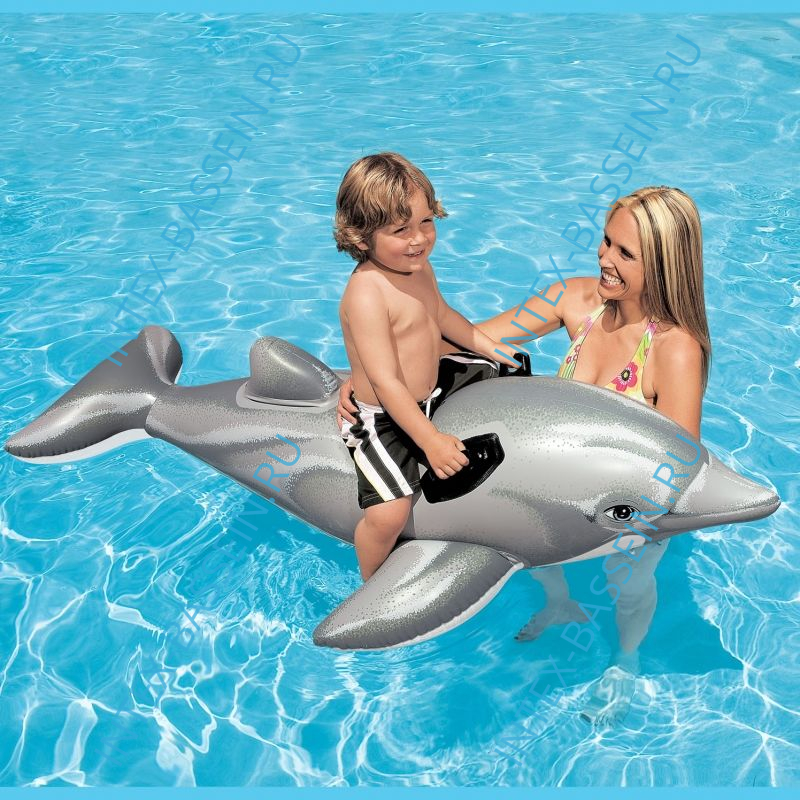Надувная игрушка INTEX "Дельфин" 175 x 66 см, артикул 58535