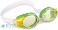 Очки для плавания INTEX "Junior" желтые, артикул 55601-G