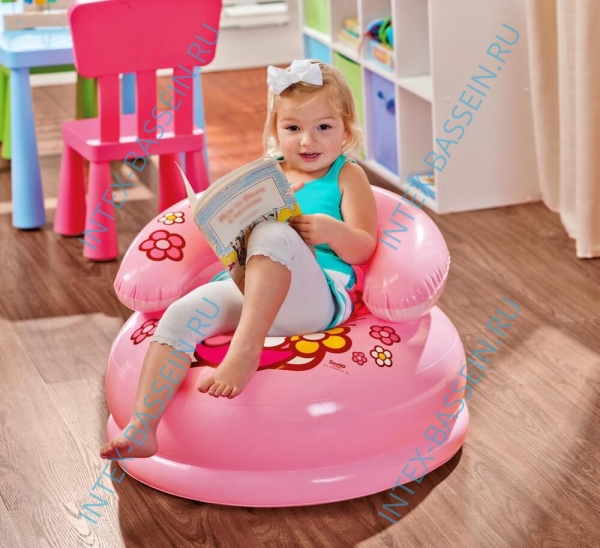 Детское надувное кресло INTEX Hello Kitty, арт. 48508