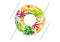 Надувной круг INTEX "Цветущие тропики, листья" 97 см, артикул 58263-L