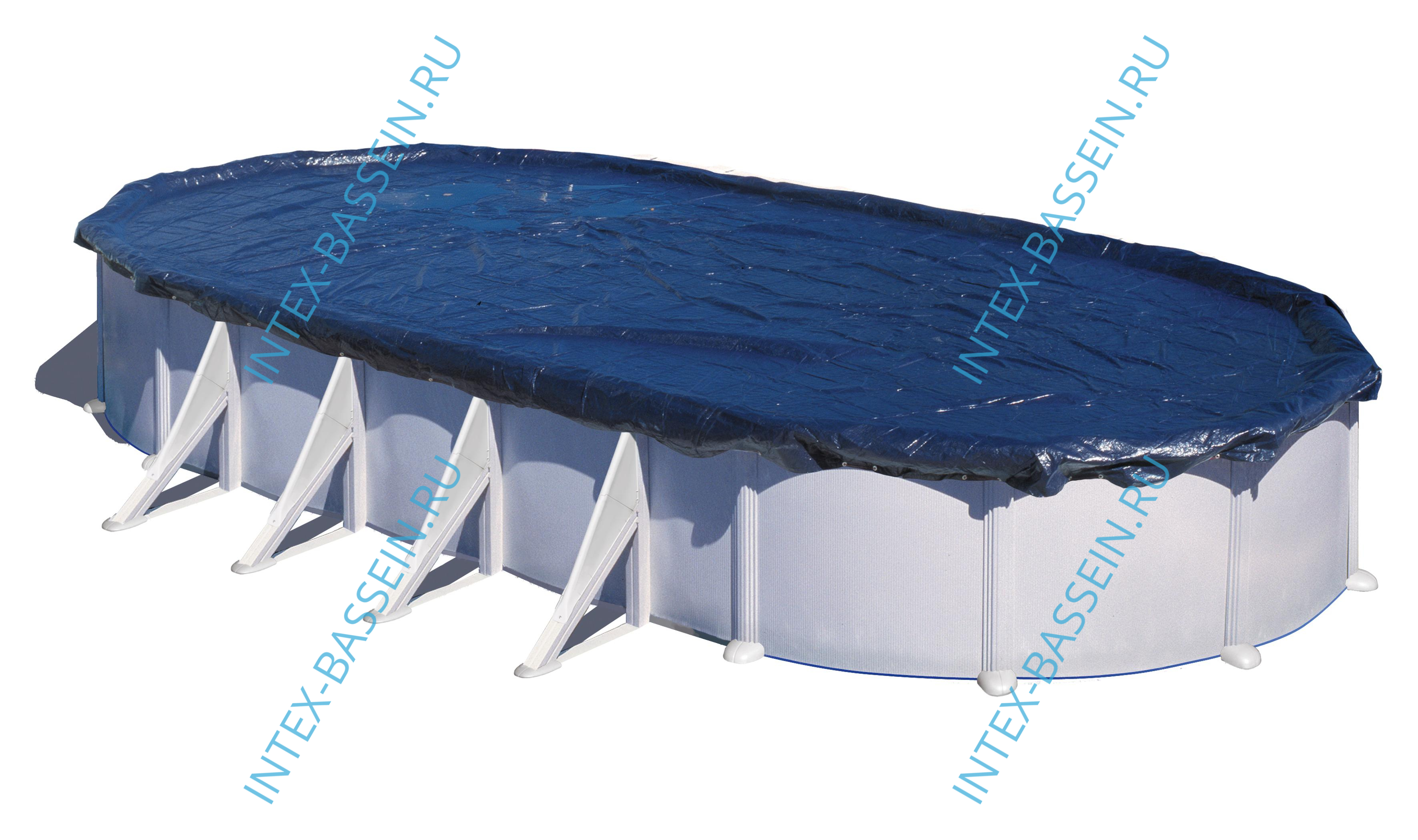 Тент GRE для морозоустойчивых бассейнов 6.10 x 3.75 м, артикул CIPROV611