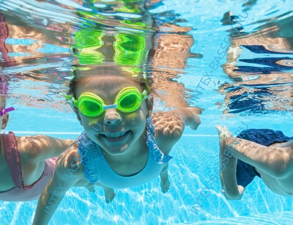 Очки для плавания Bestway Aqua Burst Essential зеленые для детей от 3 лет, артикул 21002