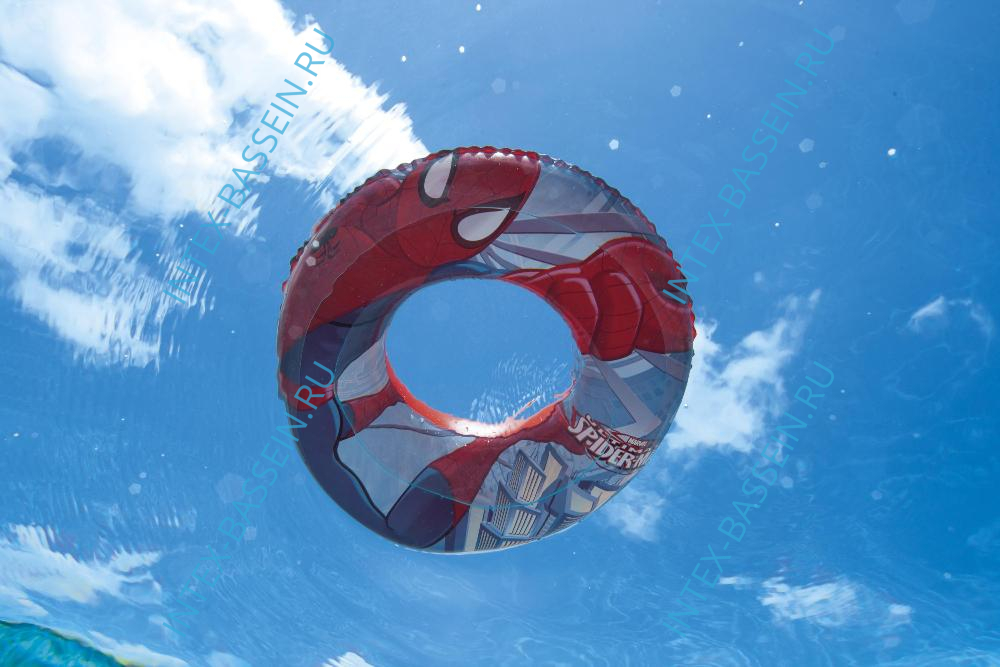 Надувной круг Bestway "Человек-паук" для плавания 56 см, артикул 98003
