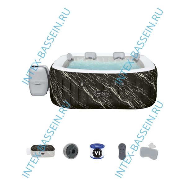 Джакузи Bestway 6001F, внешний размер: 180 x 66 см - 6 мест