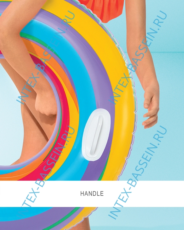  Круг INTEX Звезды 91 см розовый артикул 59256