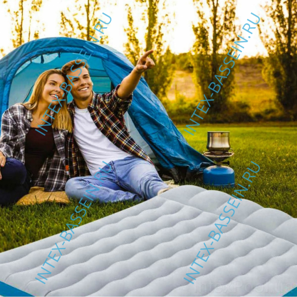 Матрас INTEX надувной 127 x 193 x 24 см, без насоса, артикул 67999
