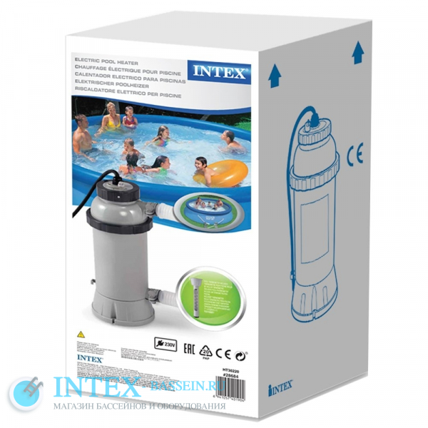 Электрический нагреватель воды INTEX 3 кBт, артикул 28684