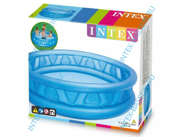 Надувной детский бассейн INTEX 188 x 46 см, артикул 58431