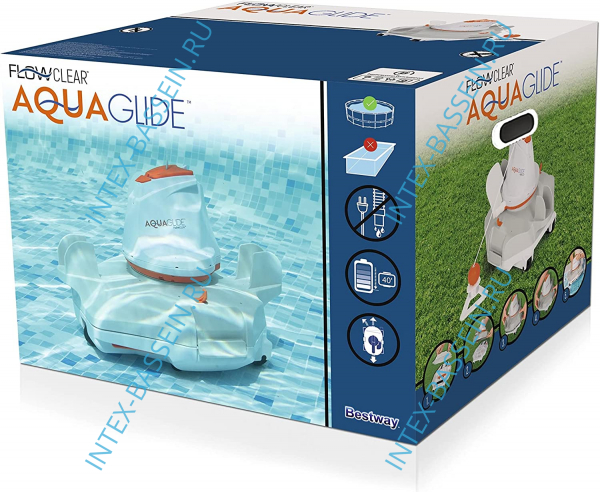 Робот-пылесос Bestway AquaGlide беспроводной, артикул 58620
