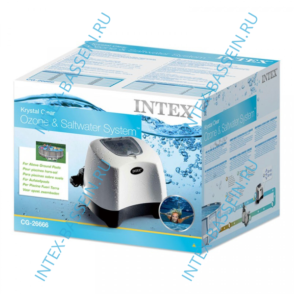 Хлоргенератор озонатор INTEX 26666 для фильтра от 5678 до 15140 л/час